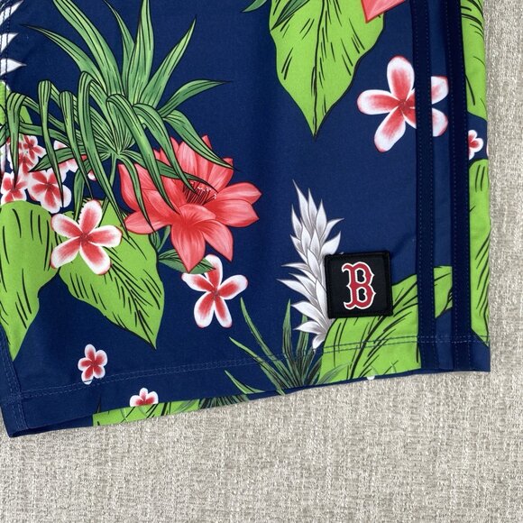 Boston Red Sox Hurley 47 Board Shorts 34 MLB Hawaiian Phantom Tropics 5.5" - Picture 5 of 12
